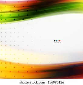 Abstract background for business presentation, technology concept, motion / flowing / light / wave / smooth template or pattern.