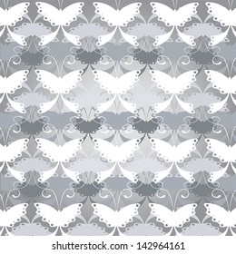 abstract background with butterflies