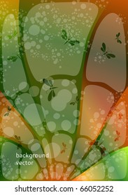 abstract background with butterflies