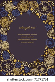 abstract background with butterflies. vector illustration