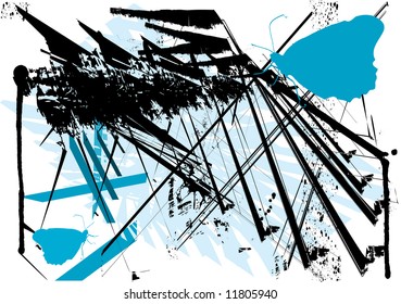 Abstract background with butterfly