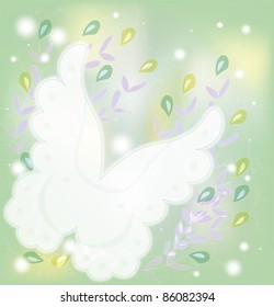 abstract background with butterfly