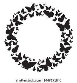 Abstract Background with Butterfly. Vector Illustration EPS10