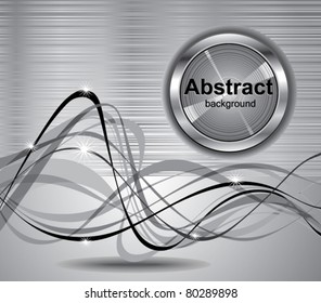 Abstract background with  button.