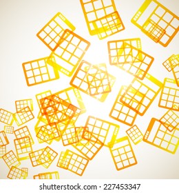 abstract background: calculator