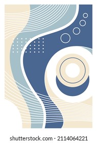 abstract background of calm blue  