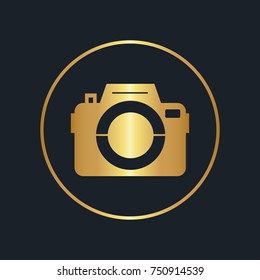 abstract background for camera, 2Gold color,vector illustrations
