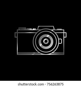 abstract background for camera,Silver color,vector illustrations