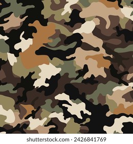 Fondo abstracto con un diseño de patrón de estilo camo