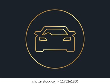 abstract background for car front,Gold color,vector illustrations