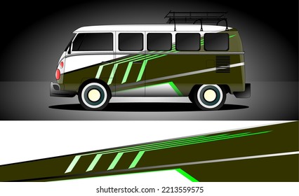 abstract background car wrap for vans, rally and racing cars