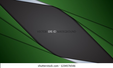 Abstract background with carbon and metal materials, vector illustration.