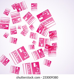 abstract background: card