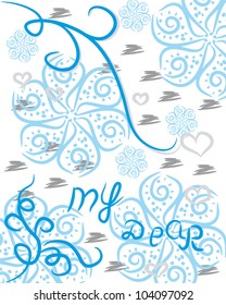 abstract background for a card by a holiday or your design