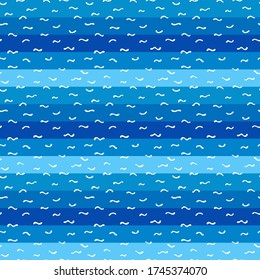 Antecedentes abstractos. Dibujo de caricaturas. Patrón azul. Gráficos vectoriales.
