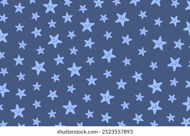 Fundo abstrato com estrelas de desenho animado. Design criativo.
