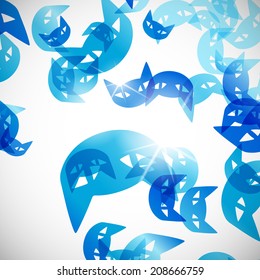 abstract background: cat