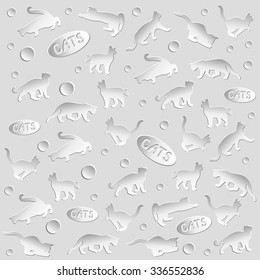 Abstract background cat