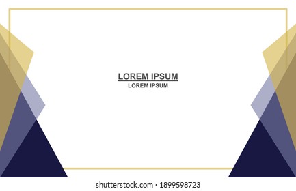 abstract background Certificate appreciation template orange and blue color