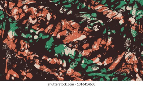 Abstract background chaotic dirty stains of paint