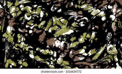 Abstract background chaotic dirty stains of paint
