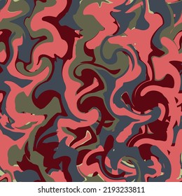 abstract background chaotic paint stains vector seamless pattern