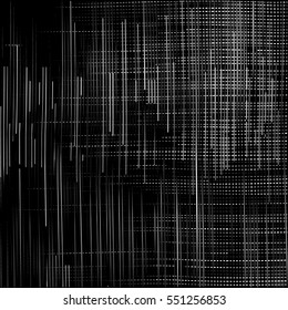 abstract background. chaotic white lines on a black background