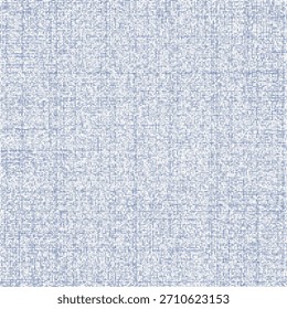 An abstract background characterized by a fine, repeating grid of thin blue lines on a white surface. The lines intersect at right angles, creating a dense network of small squares. The pattern is uniform and symmetrical, offering a subtle yet detailed texture.