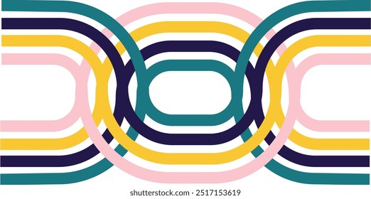 abstract background. a cheerful multi-colored curved pattern with a retro twist. Abstract vector background with colorful curved lines for Olympic sport events.  abstract colorful background.