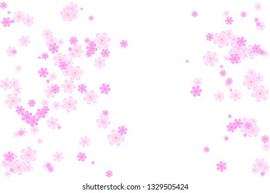 Abstract background with cherry blossom