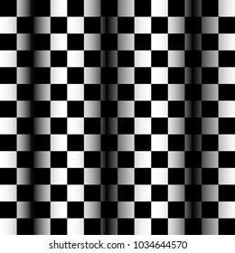 Abstract background. Chess board. Optical illusion. Texture. For your design.