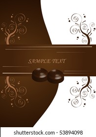 abstract background for chocolate