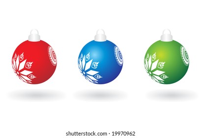 abstract background of christmas ornamented, design