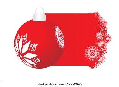abstract background of christmas ornamented, design