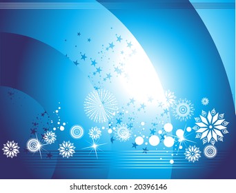 abstract background of christmas ornamented, design
