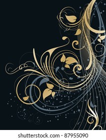 Abstract background for Christmas Theme. Suits well as an element for design.