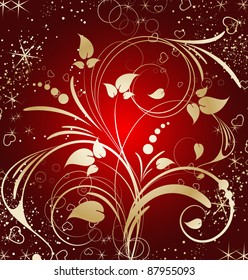 Abstract background for Christmas Theme. Suits well as an element for design.