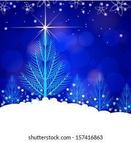 Abstract Background for Christmas. Vector Illustration.