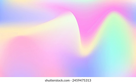 Abstract Background. Chrome Cover. Iridescent Texture. Metal Banner. Pop Gasoline Template. Minimal Fluid. Blue Retro Gradient. Hologram Gradient. Pink Abstract Background