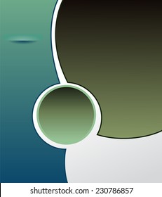 Abstract background with circle