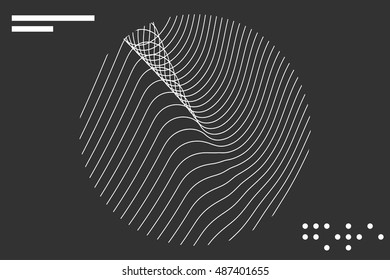 Abstract background with circle