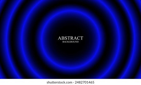 abstract background circle blue glow gradient vector illustration