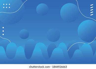 Abstrakter Hintergrund und blaue Vektorgrafik