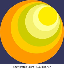 abstract background circle color