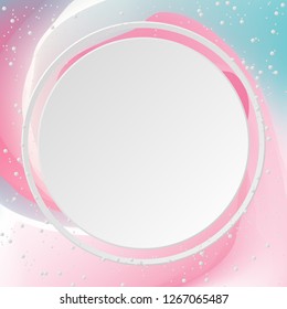 Abstract background and circle. Color sweet, Vector illustration. Background colorful.