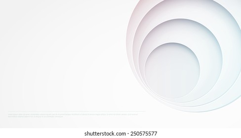 Abstract background. Circle cutouts