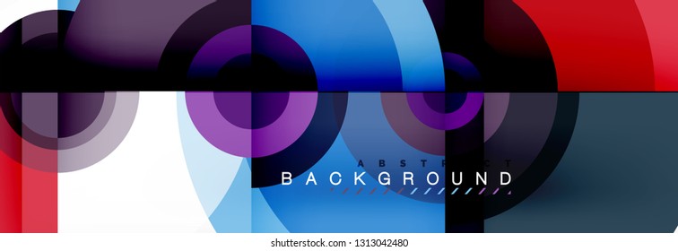 Abstract background circle design vector