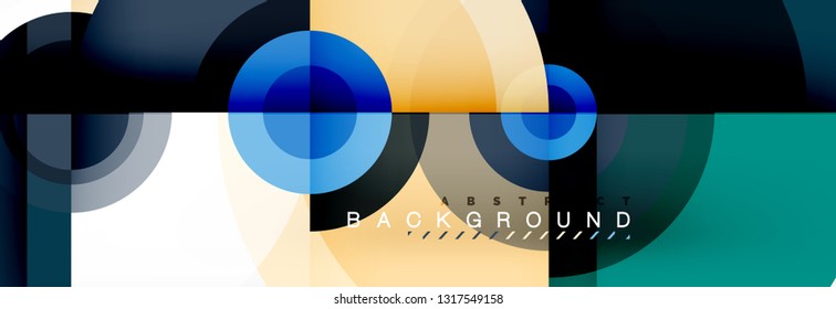 Abstract background circle design vector