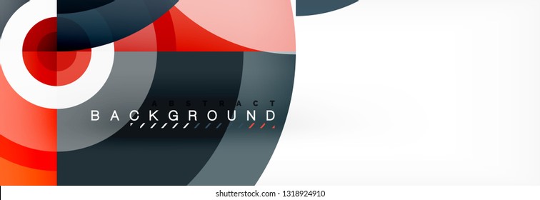 Abstract background circle design vector