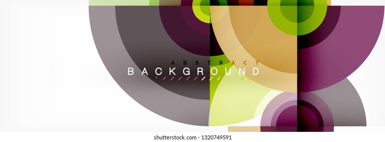 Abstract background circle design vector